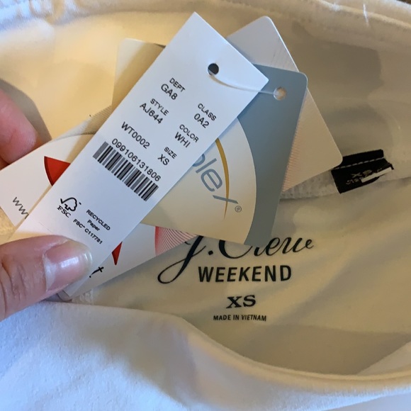 J.Crew White Biker Short - Picture 3 of 3